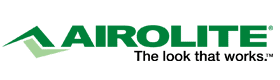 The Airolite logo in green with the slogan 'The look that works' displayed beneath it.