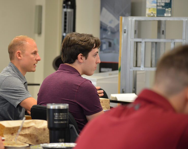 Colleagues Meeting Office Discussion | Air Control Products Ryan Tomblin